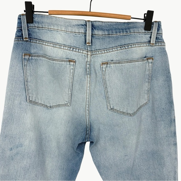 FRAME Denim Le High Straight Jean in Winslow | Sz 27 | Light Vintage Wash - Picture 11 of 15